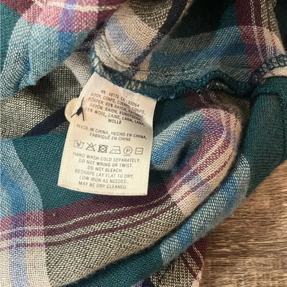 AKEMI + KIN by Anthropologie Lucie Plaid Tunic - Picture 7 of 9